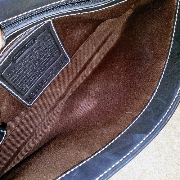 Coach Black Leather Shoulder Bag - Picture 16 of 16